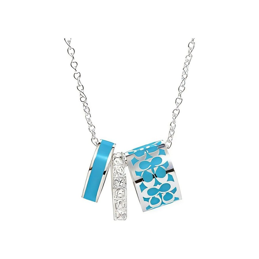 Blue Tag Necklace