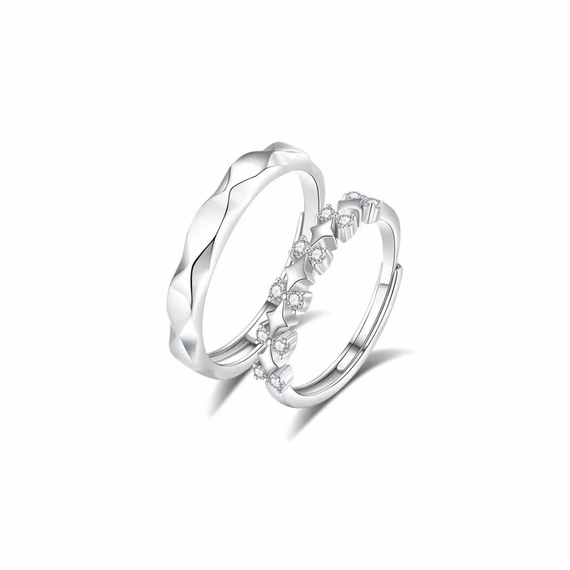 Fanqi BT02 Couple Ring ready stock fashion jewelry wholesale style
