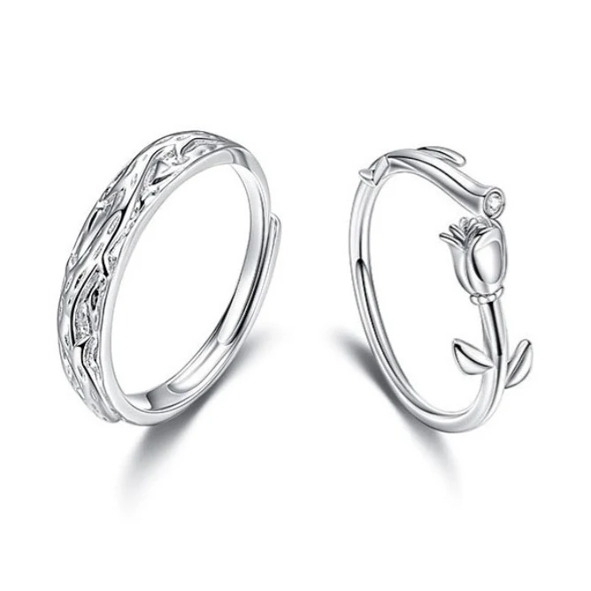 Fanqi BT04 Couple Ring ready stock fashion jewelry wholesale style