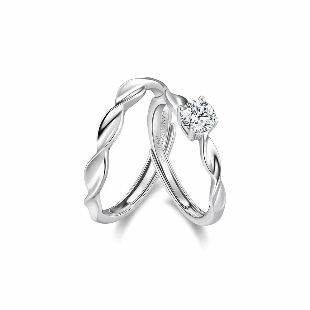 Fanqi BT05 Couple Ring ready stock fashion jewelry wholesale style