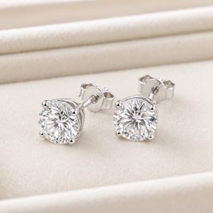 Certified Lab-Grown Diamond Stud Earrings
